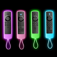 Glow In The Dark Silicone Remote Cover For FireStick Streaming Media Device | Firesticktv 4k+ 2021 | Fire 4K Max | Fire Stick Li