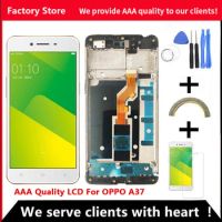 5.0" AAA Quality LCD For OPPO A37 LCD With Frame Display Screen For OPPO A37 LCD Screen Display 1280*720 Resolution