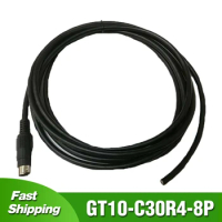 GT10-C30R4-8P for Mitsubishi GT1020/1030 Touch Panel HMI to Mitsubishi FX Series PLC Programming Cable Data Line GT10-C50R4-8P