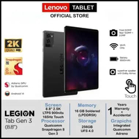 Lenovo Legion Tab Snapdragon 8 Gen 3 16GB 512GB Android 14 8.8 Inch 2.5K LTPS 165Hz Gaming Tab Black