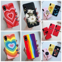 For Funda Xiaomi Redmi 7A Case Redmi7a Love Heart Flower Silicone Bumper Soft Phone Case for Redmi 7A Protector Back Cover 5.45"