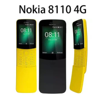 Nokia 8110 4G LTE Dual-SIM Mobile Cell Phone 4GB+512MB Banana Sim Free WIFI GPS Slide KaiOS Original