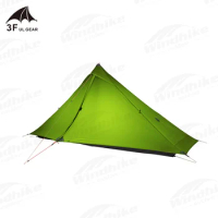 3F UL GEAR LanShan1 Pro Ultralight Hiking Camping Tent 20D Double Layer Silicone Outdoor Waterproof Windproof Pyramid Tent