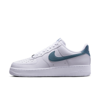 NIKE 耐吉 經典 百搭 板鞋 男休閒鞋-白藍色 AIR FORCE 1 07-FJ4146114