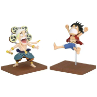 Banpresto One Piece World Collectable Figure WCF Log Stories Monkey D Luffy & Enel Figur PVC ABS 7-8