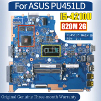 REV:2.1 For ASUS PU451LD Laptop Mainboard i5-4210U 820M 2G 60NB0560-MB2600 100％ Tested Notebook Motherboard