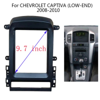 WQLSK 9.7 inch Big VERTICAL Screen Auto Stereo Frame Kit For Chevrolet Captiva 2008 - 2010 Car Interior Front Dash Center Facia