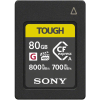 【SONY 索尼】CEA-G80T 80G/GB 800MB/S CFexpress Type A TOUGH 高速記憶卡(公司貨 適用A7SM3 FX3 FX30)