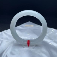 緬甸翡翠手鐲白月光翡翠手鐲種老水足玉質細膩乾淨清爽大氣優雅