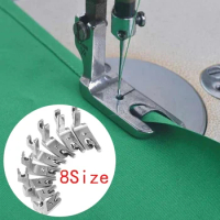Industrial Single-needle Domestic Sewing Machine Accessories Presser Foot Feet Kit Hem Foot Spare Parts ForBrother Singer Janome