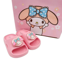 【SANRIO 三麗鷗】SANRIO美樂蒂電燈拖鞋(美樂蒂 酷洛米 庫洛米童鞋)