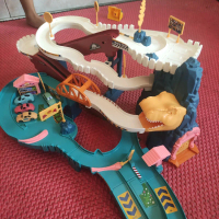 winding race track circuit Boys Game Musical toys