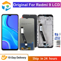 Original Test AAA For Xiaomi Redmi 9 LCD Display Screen Touch Digitizer Assembly LCD Display Touch Repair Parts M2004J19AG