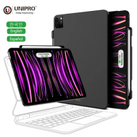 UNIPRO Magic Keyboard for iPad Pro 11 12 9 12.9 Air 4 Air 5 for iPad 10th Generation Pro 12 9 6th 5th 4th 3rd Gen Cover Case