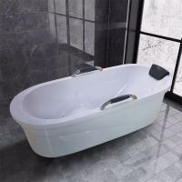 優樂悅~成人浴缸亞克力浴缸家用方形獨立坐浴大浴缸網紅按摩泡澡會所浴缸