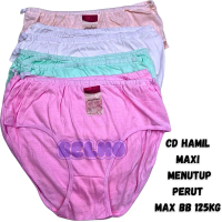 Celana dalam wanita hamil perempuan isi 3/6 extra jumbo big size ukuran full jiashini katun nyaman m