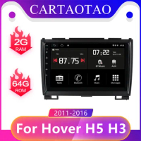 RAM 2G+ROM 64G Car Player GPS Navigation video Multimedia For Haval Hover Great Wall H3 H5 Android 8.1 2011-2016 car radio 2 din