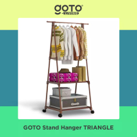 Goto Living Goto Gita Stand Hanger Triangle Rak Segitiga Gantungan Baju Buku Serbaguna