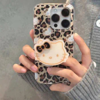 Pattern Sanrio Hello Kitty Head Stand Iphone 15 Apple 12 Suitable 13/14 Pro Max Phone Case