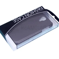 3000 pcs Fashion PVC Plastic Packaging Clear Retail Packaging Custom Logo Packing Box For iPhone 5 5s 6 7 Mobile Phone Case
