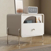 Storage Mobiles Bedside Table Lateral Minimalist Space Saving Night Stand Drawers Modern Table De Chevet Garden Furniture Sets