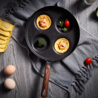 攤做蛋餃神器家用不粘荷包蛋皮煎雞蛋模具小電磁爐早餐四孔煎蛋鍋