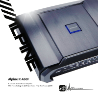 【299超取免運】M1L ALPINE R-A60F 四聲道 R系列擴大機 專業汽車音響改裝