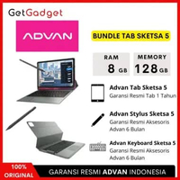 Advan Tab Sketsa 5 - 8GB 128GB (8/128) Tablet 12" IPS New Original Garansi Resmi - Tablet Only Table