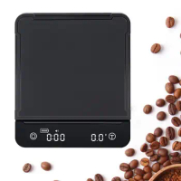 Coffee Scale with Timer Precision Multifunction Rechargeable Portable Pour over Drip for Baking Coffee Barista Kitchen Home