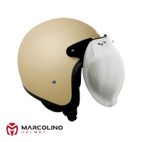 Marcolino Retro Helmet with Marcolino Clear Japan Pet [MARCOLINO X ZONA HELM] [Retro Helmet cewe cow