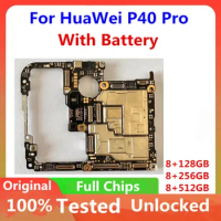 For HUAWEI P40 Pro Motherboard Original Mainboard Unlocked Logic Board 128GB 256GB 512GB Full Chips Mainboard