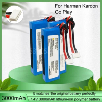 7.4V 3000mAh Rechargeable Li-Ion Battery GSP1029102 01 Speaker Battery for Harman Kardon Go Play / Go+Play Bluetooth Speaker