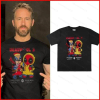 Sqt Deadpool 3 Wolverine คอสเพลย์ผ้า 3D ฤดูร้อนเสื้อยืดอะนิเมะแขนสั้น 6XL S-5XL