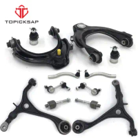 TOPICKSAP Front Upper Lower Control Arm Sway Bar End Link Tie Rod Kits for Honda Accord Acura TSX 2003 2004 - 2007 51215SDAA02