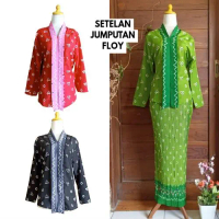 Set Jumputan Floy Atasan Jumputan Floy Kebaya Jumputan Floy Kondangan Among Tamu