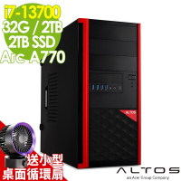 Acer Altos 安圖斯 P150F8 (i7-13700/32G/2TB+2TB SSD/Arc A770-16G/700W/W11P)