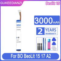GUKEEDIANZI Replacement Battery 3000mAh For BeoPlay BO BeoLit 15 17 A2 J406 ICR18650NH-2S