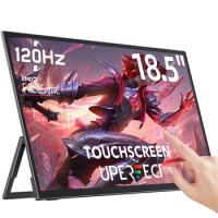 UPERFECT 18.5'' Touchscreen 120Hz Portable Monitor with 180° Adjustable Stand &amp; VESA 1080P FHD FreeSync IPS HDR Gaming Display