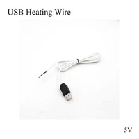 USB Heating Wire Alloy Copper Plug Cable Freeze Infrared Dry Water Fire Pipe Frost Warm Floor Underfloor Sewer Motor Car Auto 5V