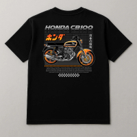 Kaos Motor CB 100 Style //Kaos CB 100 Style // Baju CB 100 Style
