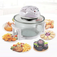 Air Fryer Electric 12L Convection Oven Household Large Capacity Electric Frying Pan Oven Oil-Free Hot Air Furnace