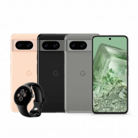 【Google】Pixel 8 5G 6.2吋(8G/128G/Tensor G3/5000萬鏡頭畫素/AI手機)(Watch 2 WiFi超值組)