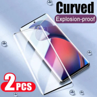 2Pcs Curved Tempered Glass For Samsung Galaxy S23 S24 S20 S21 S22 Plus Ultra FE Screen Protector Note 10 9 20 Plus ultra Glass