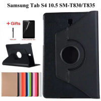360 Degree Rotating Case For Samsung Galaxy Tab S4 10.5 SM-T830 T835 T837 cover For Samsung Tab S4 10.5 inch Case +Film+Pen