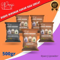 Bubuk minuman aneka rasa coklat 500gr serbuk minuman kekinian 500gr