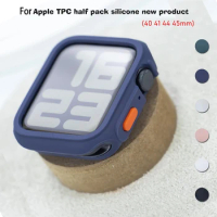 Candy Soft Silicone Case for Apple Watch Cover 9 8 7 6 Se 5 45mm Protection for Iwatch Serie 44mm 40mm 41mm Bumper for women