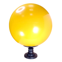 【彩渝】500MM PE 門柱燈(圓球 戶外球形柱頭燈 球型燈罩 庭園燈 可搭配LED)