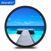 Deerekin 55mm SLIM UV Filter Lens Protector Filter for Nikon AF-P 18-55mm D3400 D5600 D5300 D3300 D5500 Sony 16-70/f4