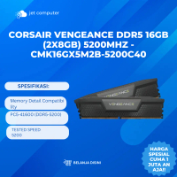 CORSAIR VENGEANCE DDR5 16GB (2x8GB) 5200MHZ - CMK16GX5M2B-5200C40