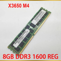 1PCS Server Memory For IBM RAM X3650 M4 90Y3111 90Y3109 47J0169 8GB DDR3 1600 REG